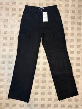 Zara Black Cargo Pants